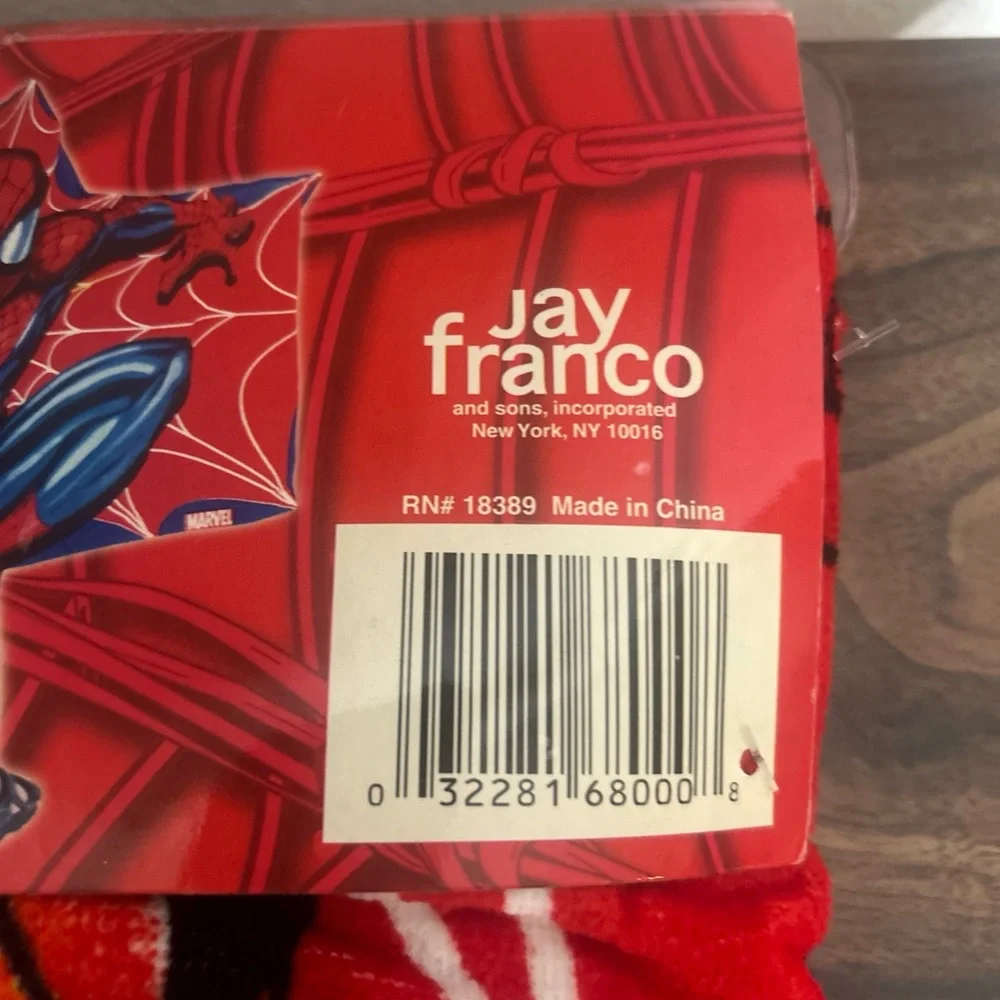 Marvel Spider-Man Red and Blue Hooded Towel